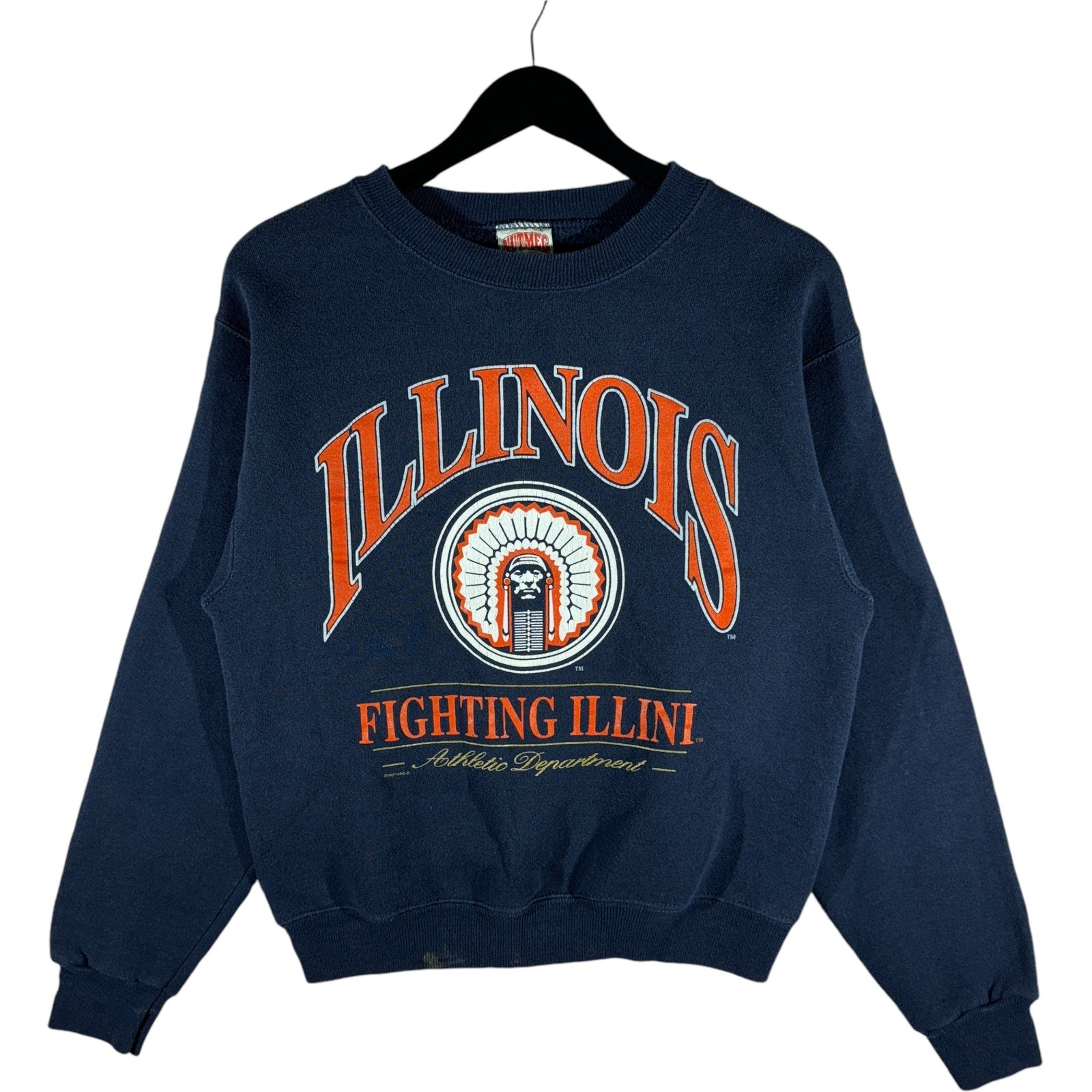 Vintage Nutmeg University Of Illinois Crewneck