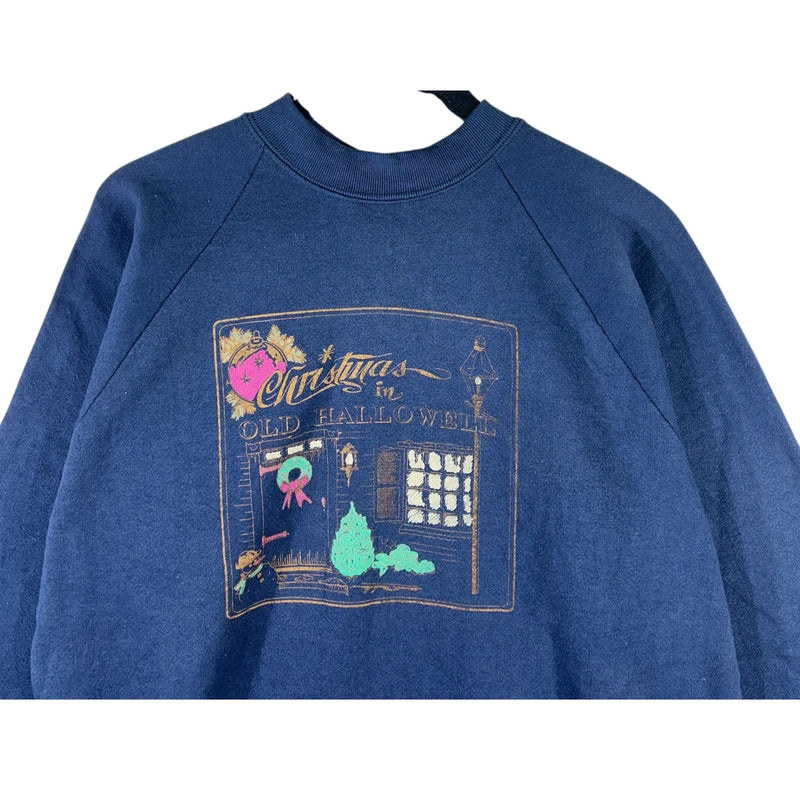 Vintage Christmas in Old Hallowell Crewneck