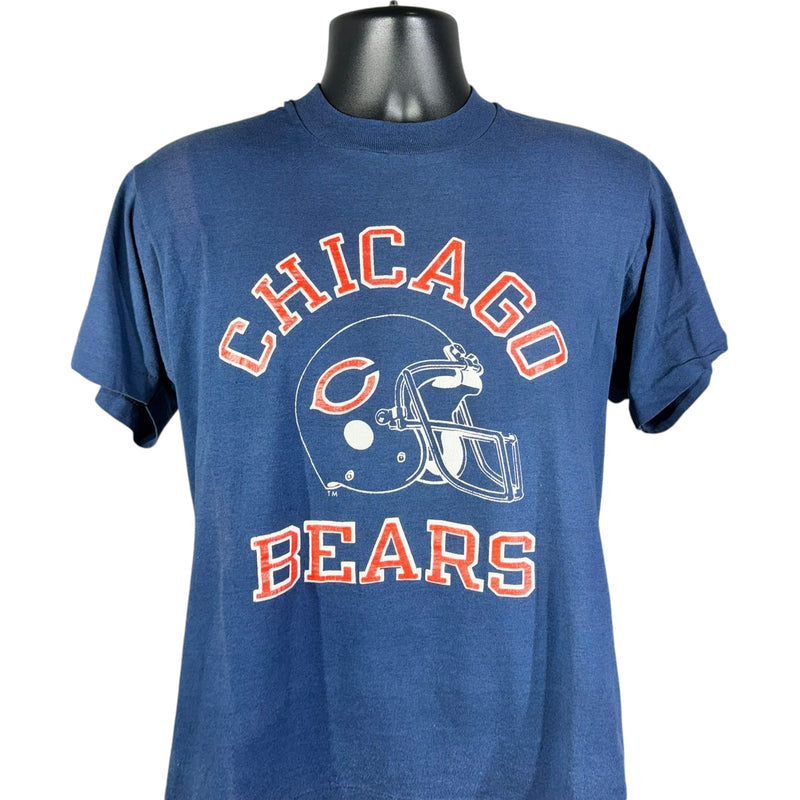 Vintage Champion Chicago Bears Helmet Logo NFL Tee 80s