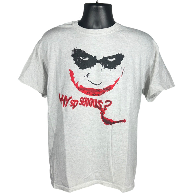 The Joker "Why So Serious?" The Dark Knight Movie Promo Tee