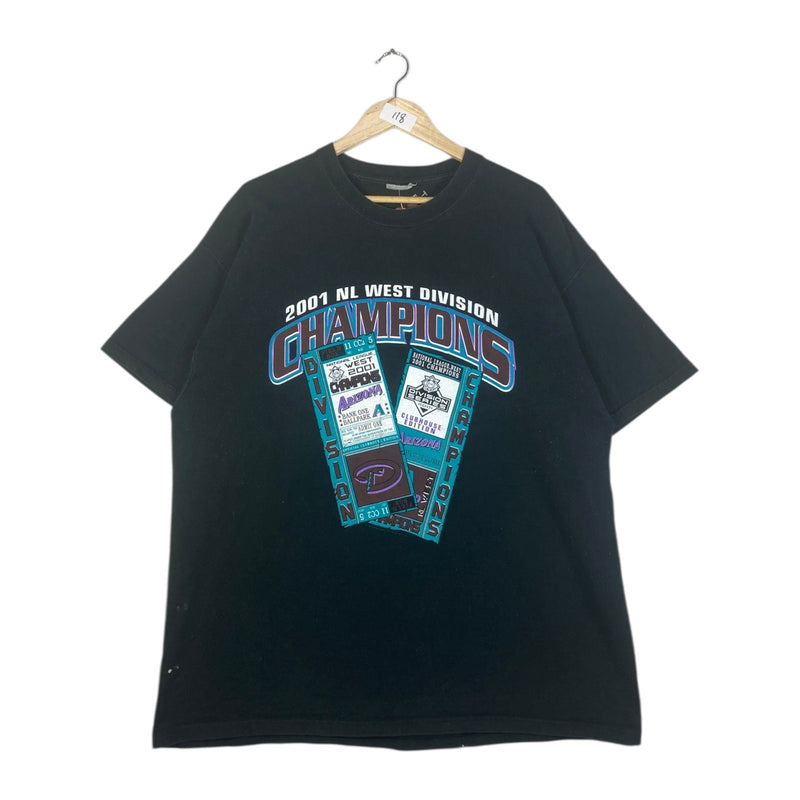 Vintage Arizona NL West Division Champions T-Shirt 2001