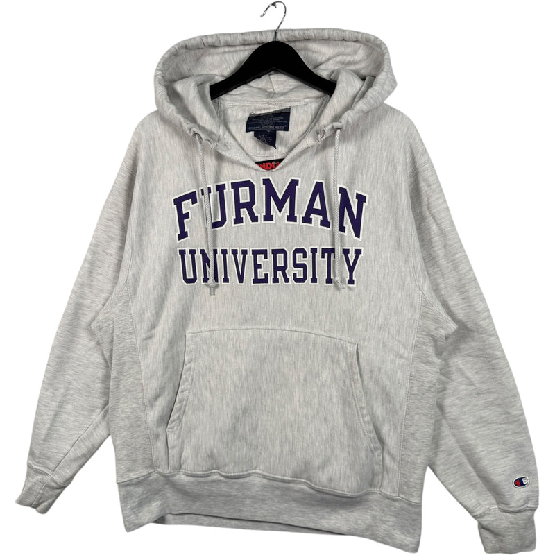 Vintage Champion Reverse Weave Furman University Hoodie