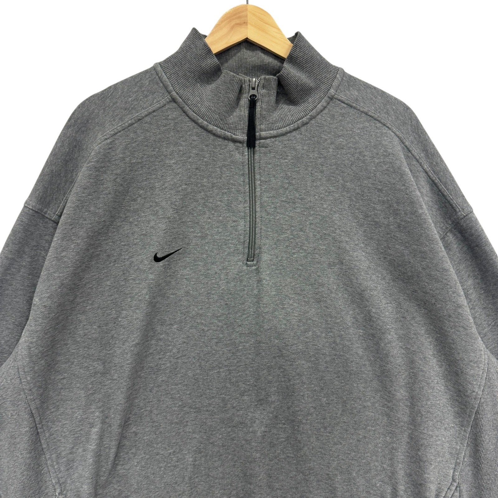 Vintage Nike Team Mini Swoosh Quarter Zip Sweatshirt