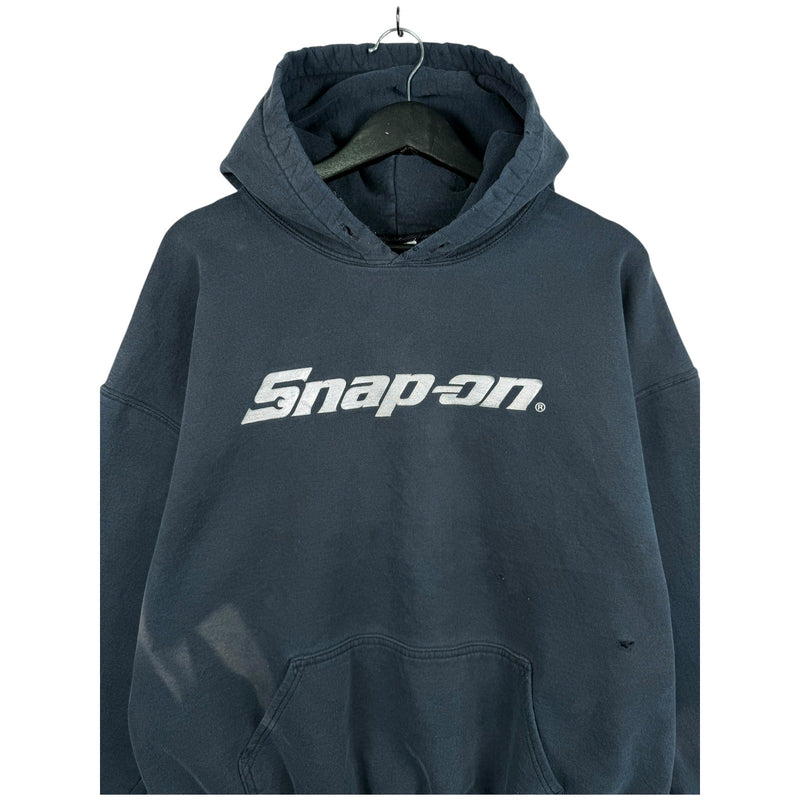 Vintage Gildan Snap-on Pullover Hoodie
