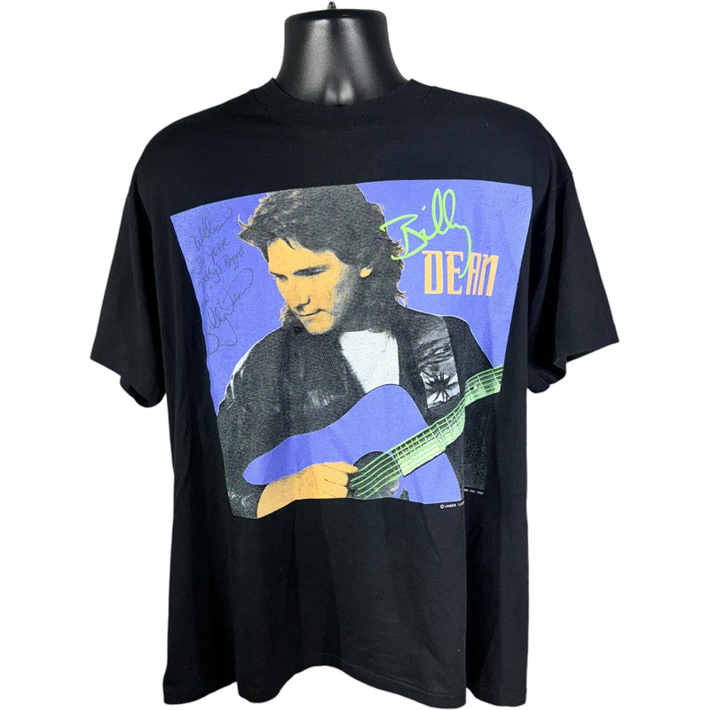 Vintage Billy Dean Concert Tour Autographed Band Tee 1991