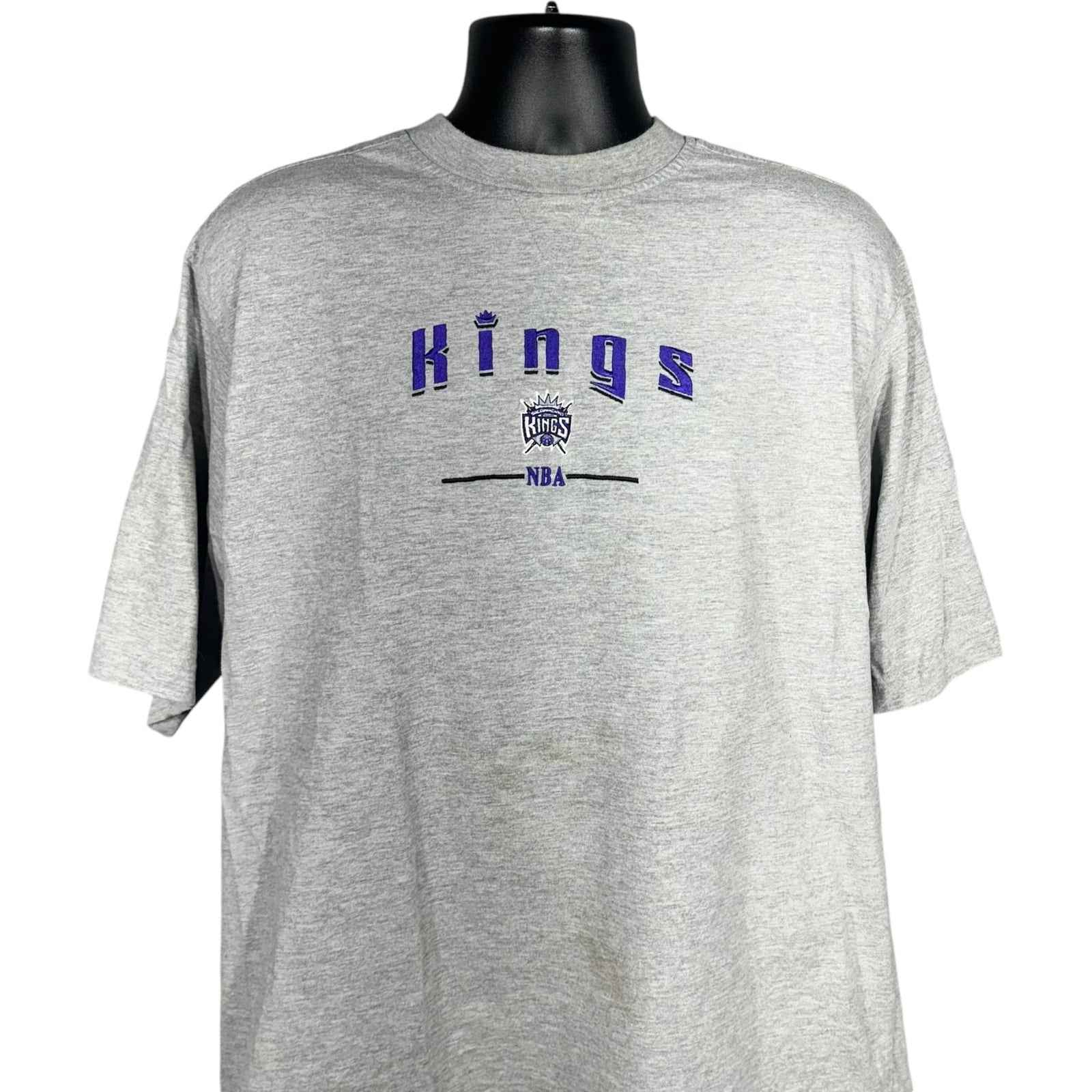 Vintage Sacramento Kings NBA Spellout Tee 90s