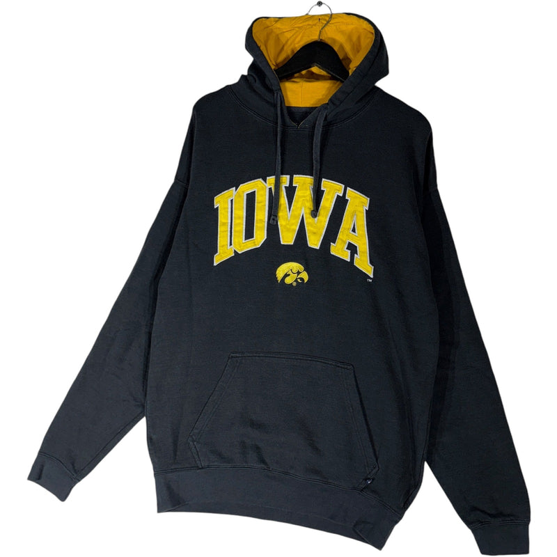 Vintage University Of Iowa Spellout Hoodie