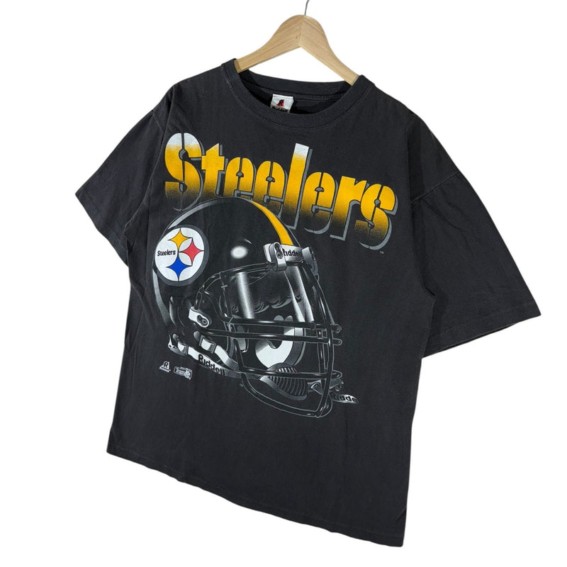 Vintage Pittsburgh Steelers Big Helmet NFL T-Shirt 90s