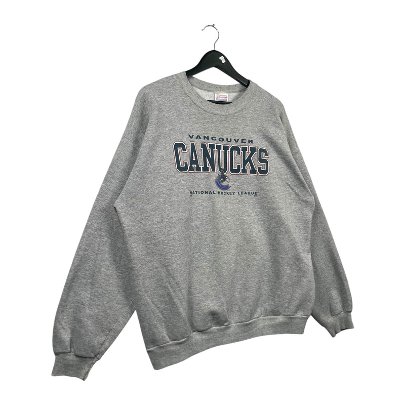 Vintage Vancouver Canucks Print NHL Crewneck Crewneck