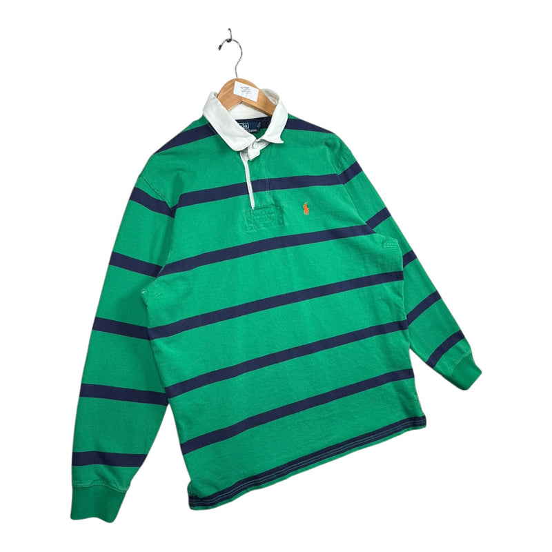 Vintage Polo Ralph Lauren Striped Long Sleeve Rugby Shirt