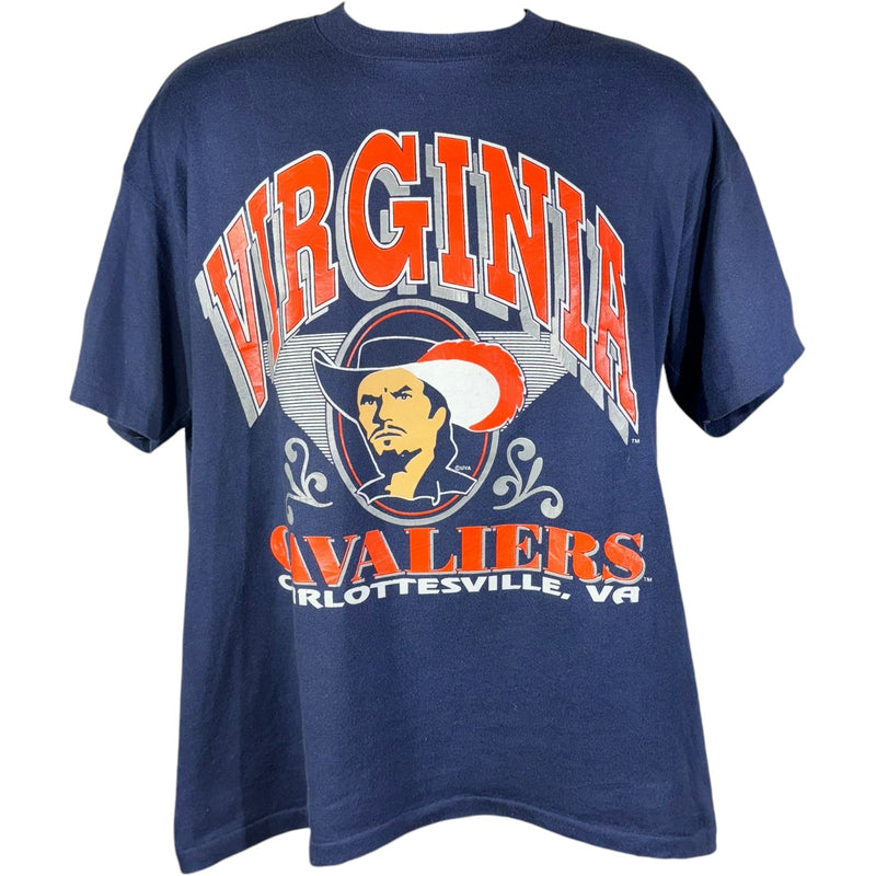 Vintage University Of Virginia Cavaliers Logo Tee