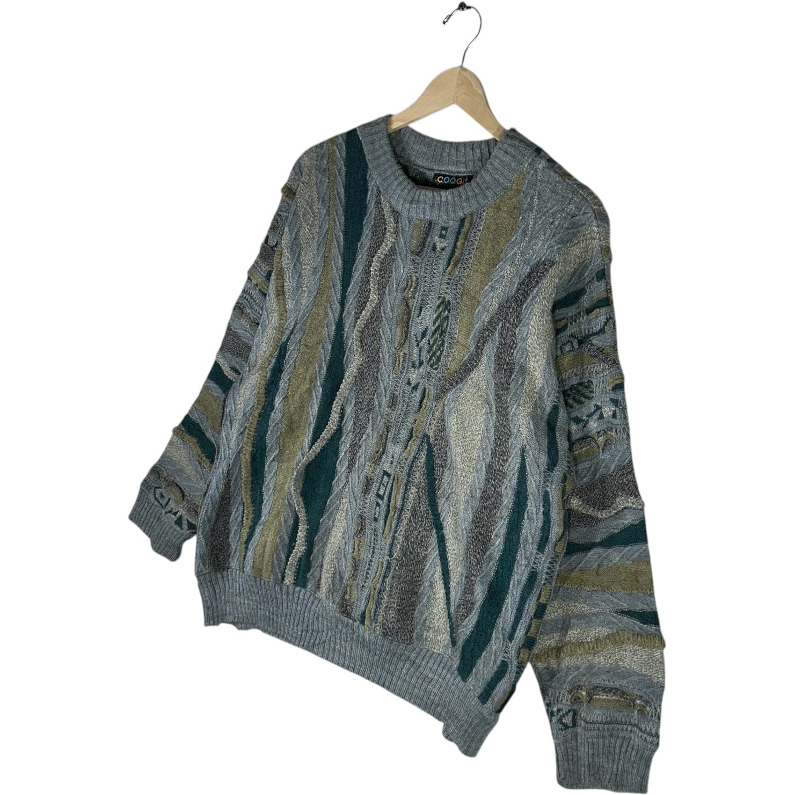 Vintage Coogi Wool 3D Knit Sweater