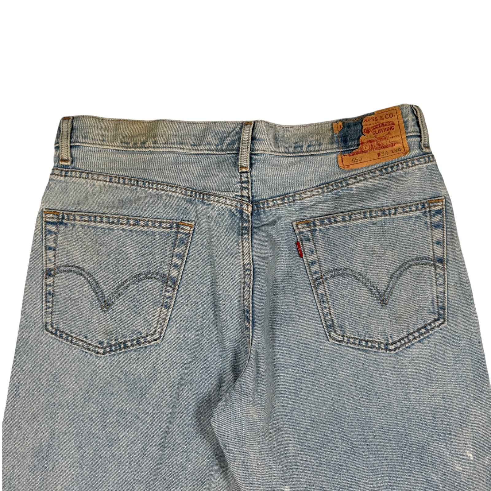 Vintage Levi's 550 Cut Off Denim Shorts 34