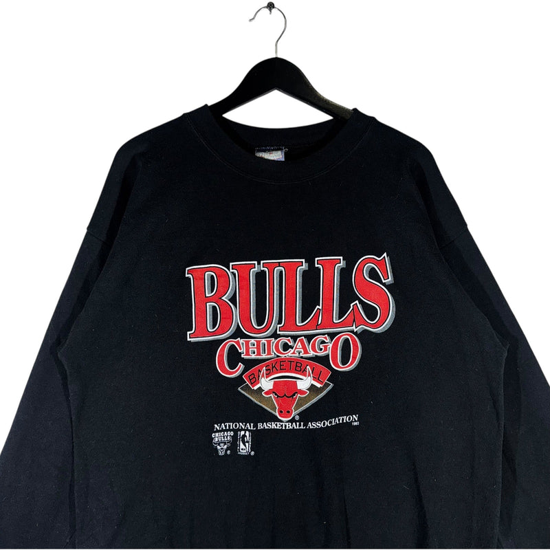 Vintage NBA Chicago Bulls Spell Out Graphic Crewneck 1993