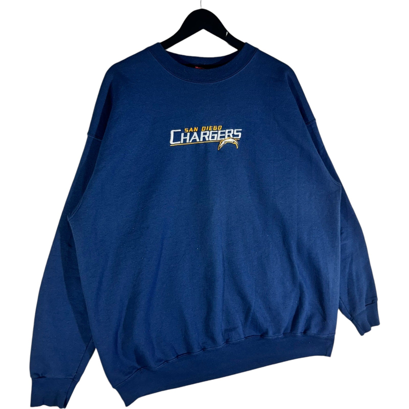 Vintage NFL San Diego Chargers Embroidered Spellout Crewneck