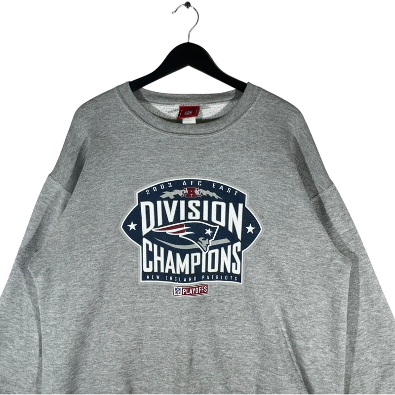 Vintage NFL New England Patriots Division Champions Crewneck