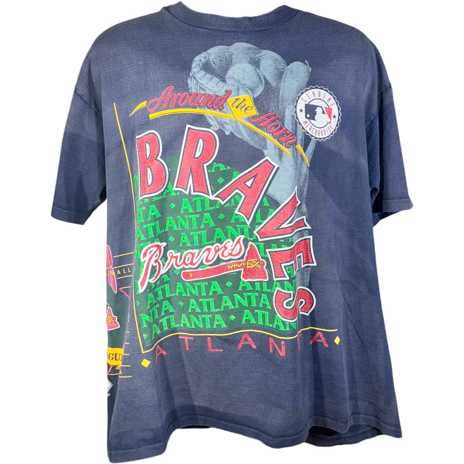 Vintage Atlanta Braves AOP Tee