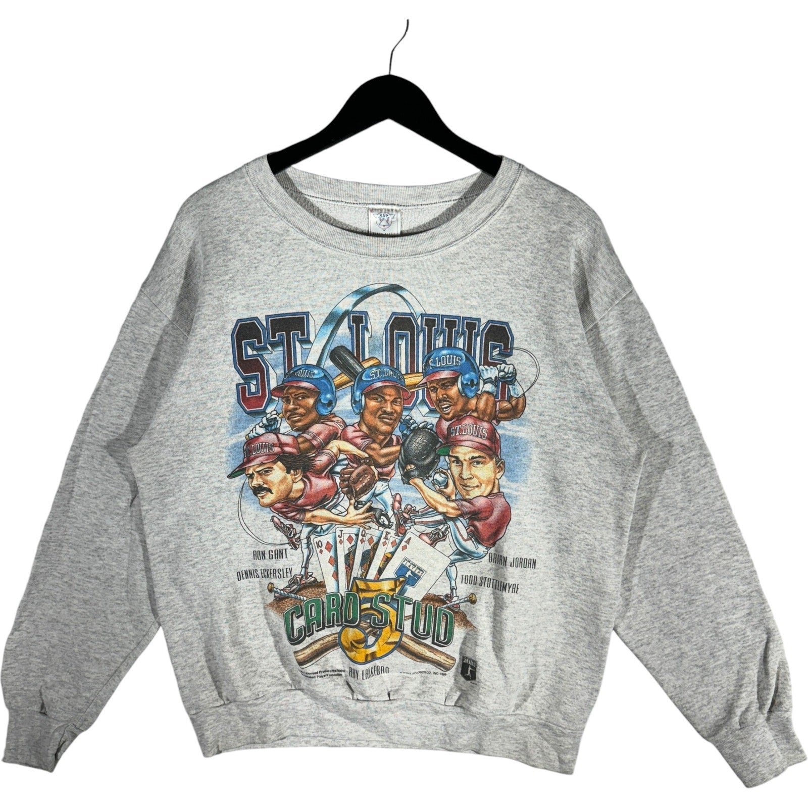 Vintage St. Louis Cardinals Caricature Crewneck