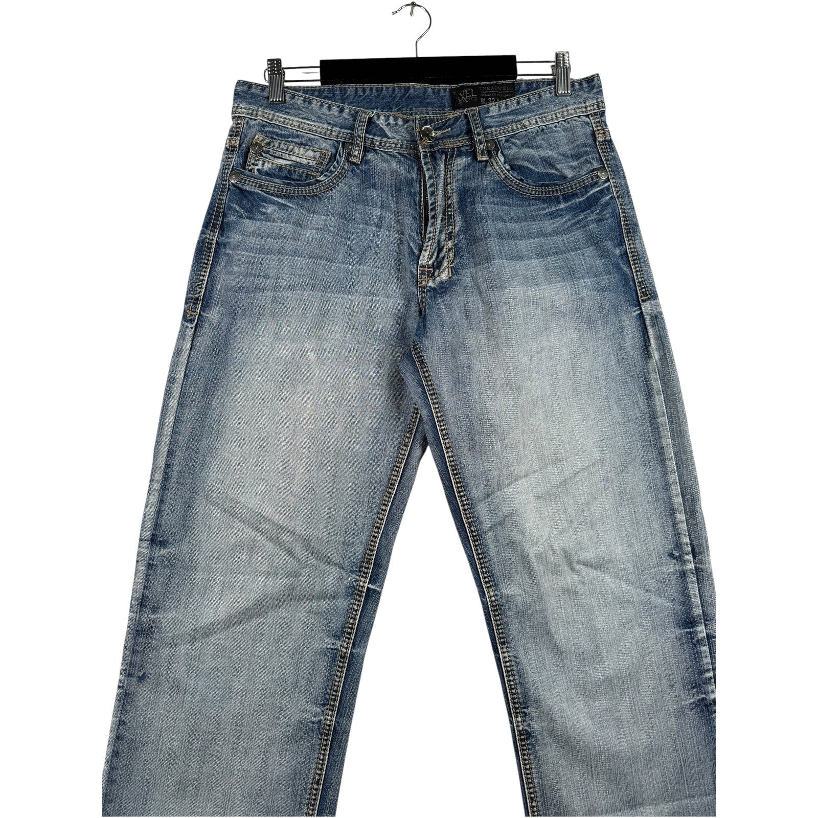 Vintage Axel Faded Straight Leg Denim Jeans 32x32