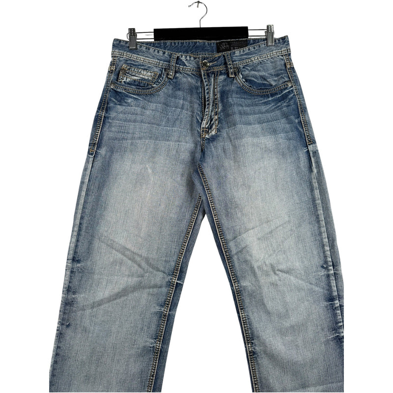 Vintage Axel Faded Straight Leg Denim Jeans 32x32