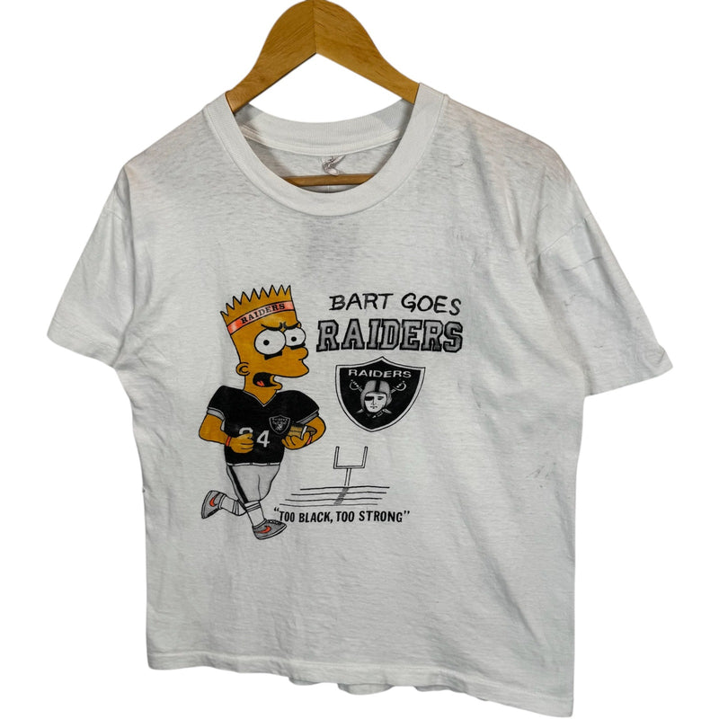 Vintage Oakland Raiders Bart Simpson Tee