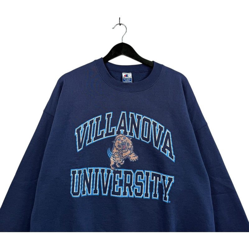 Vintage Villanova University Chest Spellout Crewneck