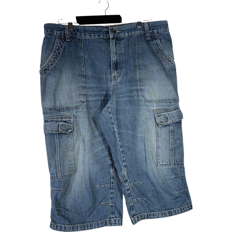 Vintage Bermuda Denim Cargo Shorts 38x19