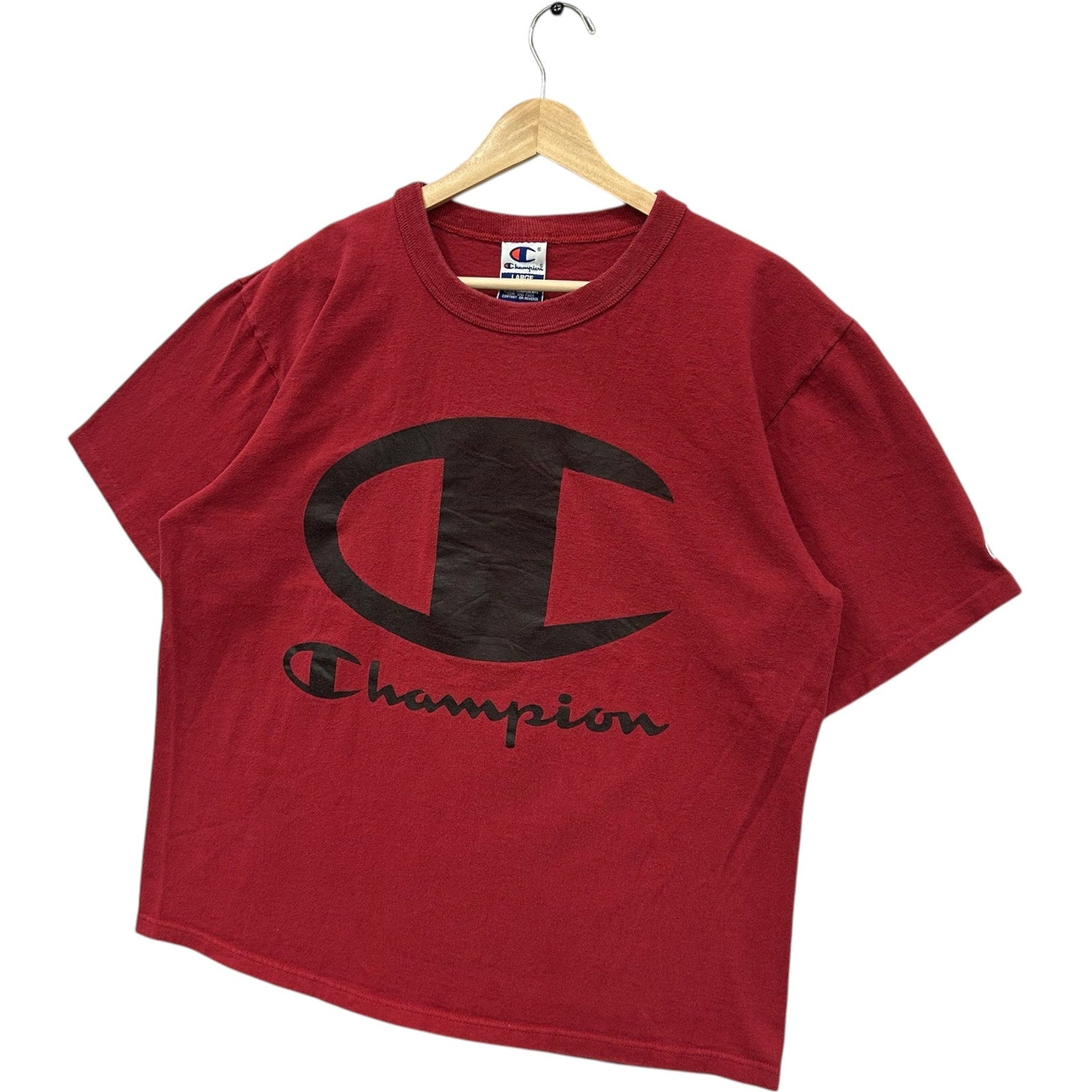 Vintage Champion Big Chest Logo Tee