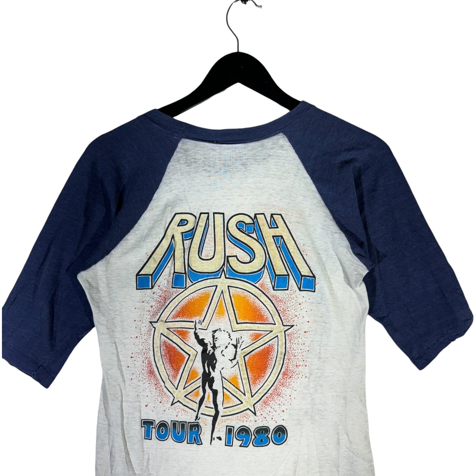 Vintage Rush 1980 Tour Raglan Long Sleeve